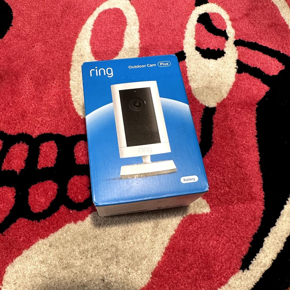 Ring Outdoor Camera Plus – Battery – 2K Video with Ring Vision - NEW IN BOX
